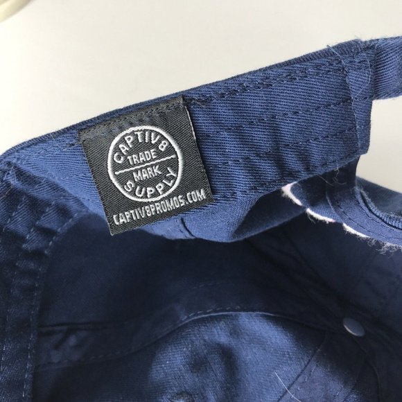 Peloton Blue Distressed Logo Adjustable Hat - Picture 8 of 8